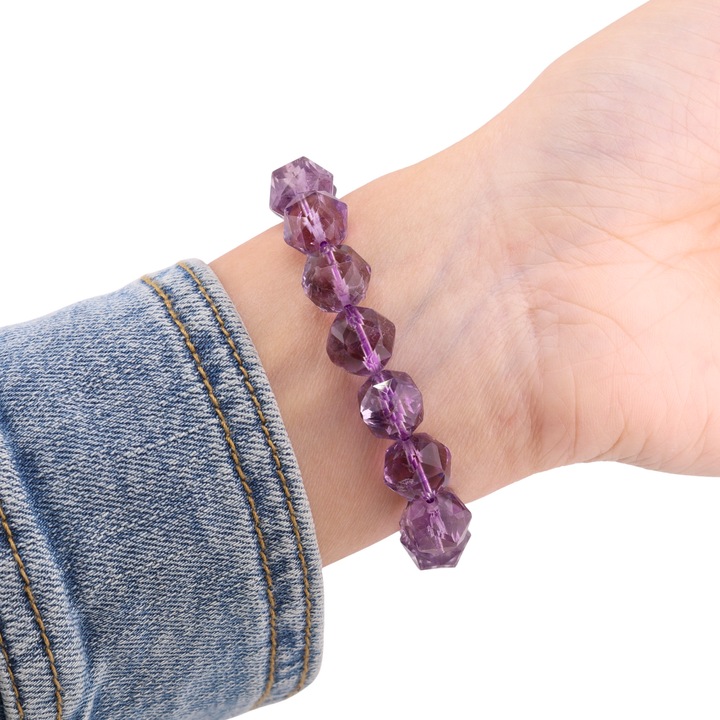 10mm Amethyst Bracelet