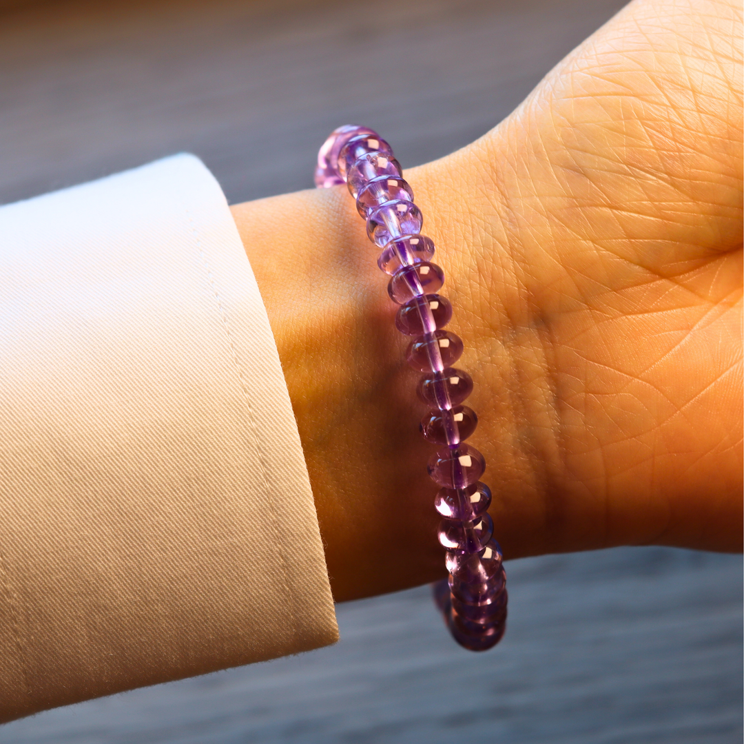 7mm Amethyst Bracelet