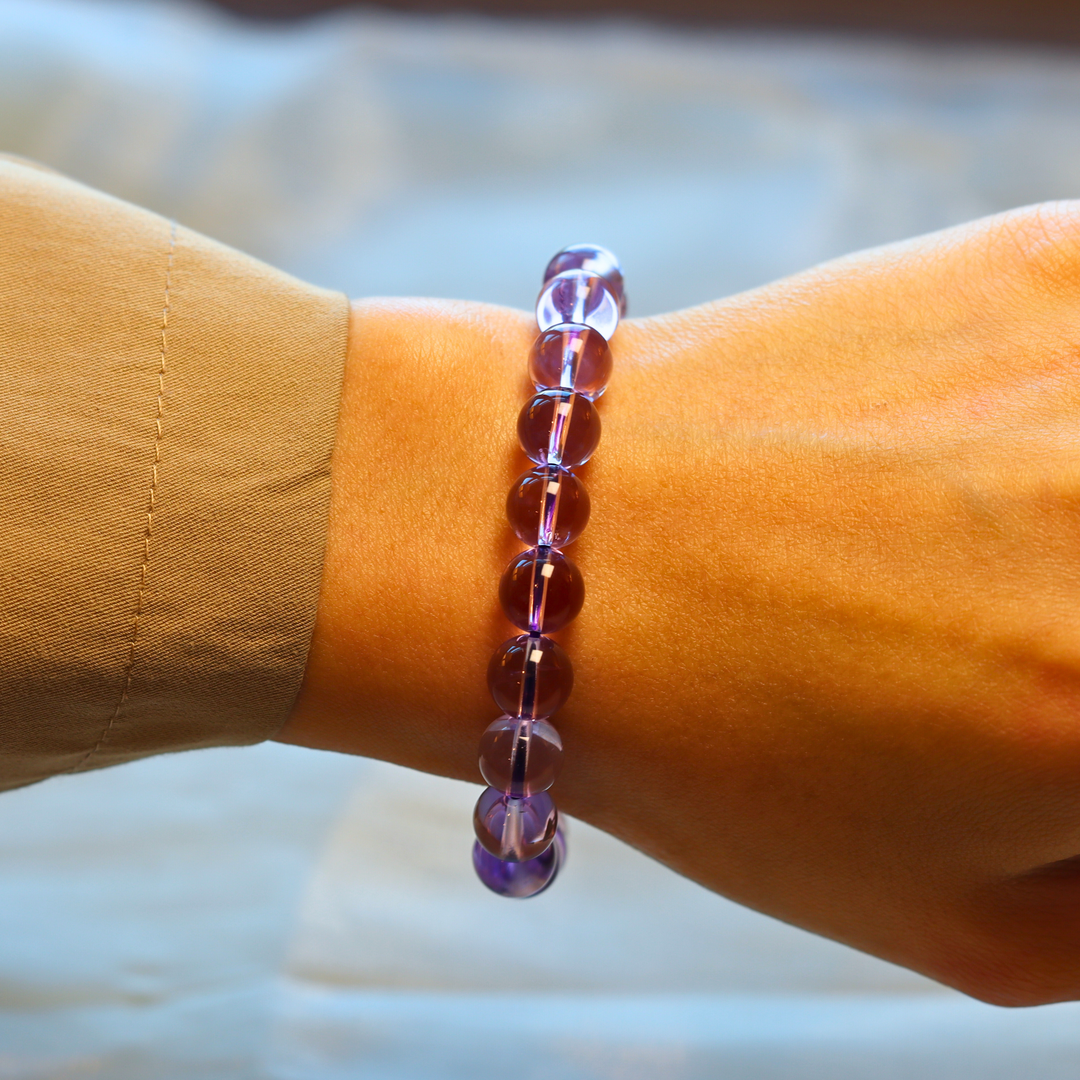 9mm Amethyst Bracelet
