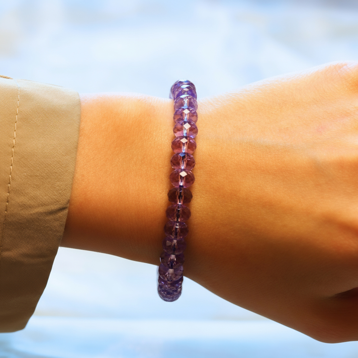 9mm Amethyst Bracelet