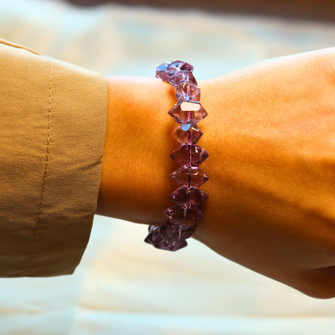 8mm Amethyst Bracelet