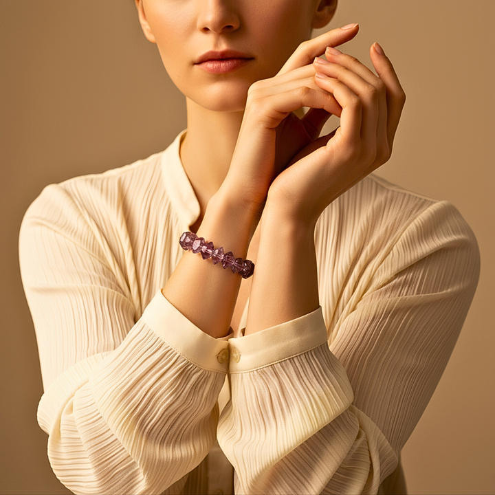 8mm Amethyst Bracelet