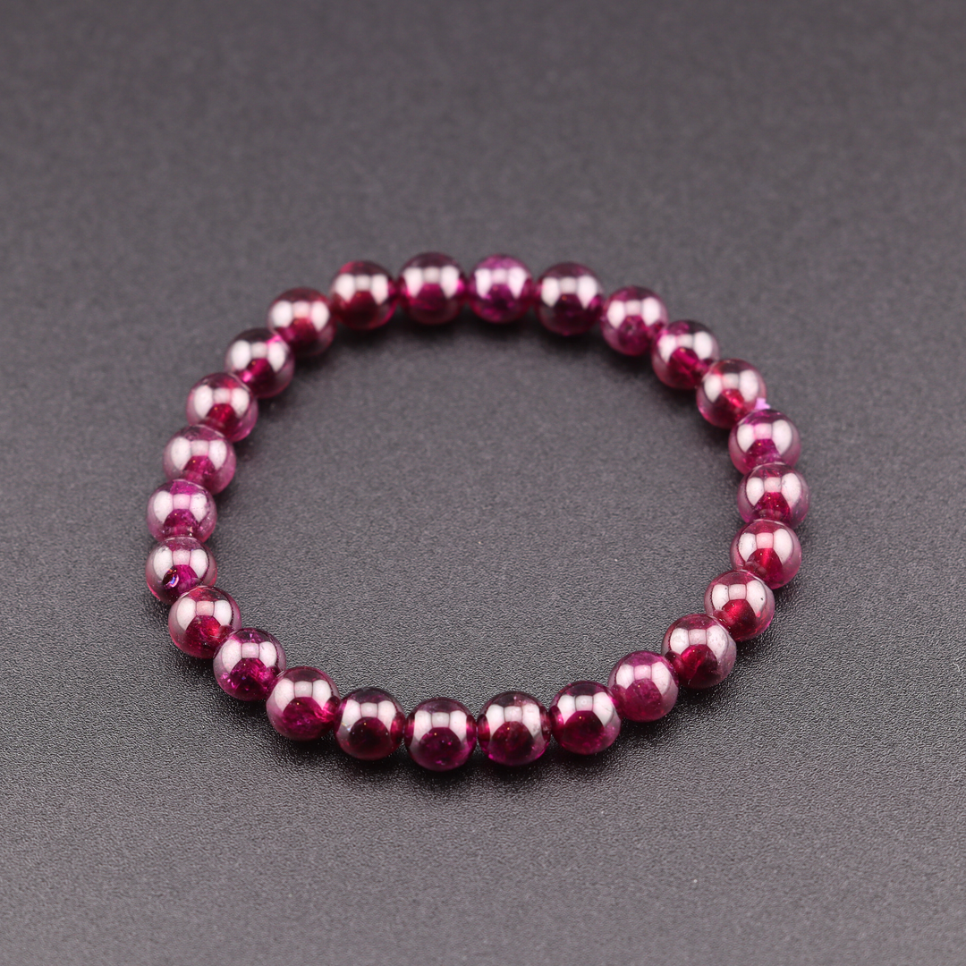 7mm Rhodolite Garnet Bracelet