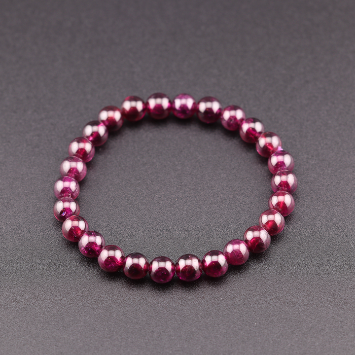 7mm Rhodolite Garnet Bracelet