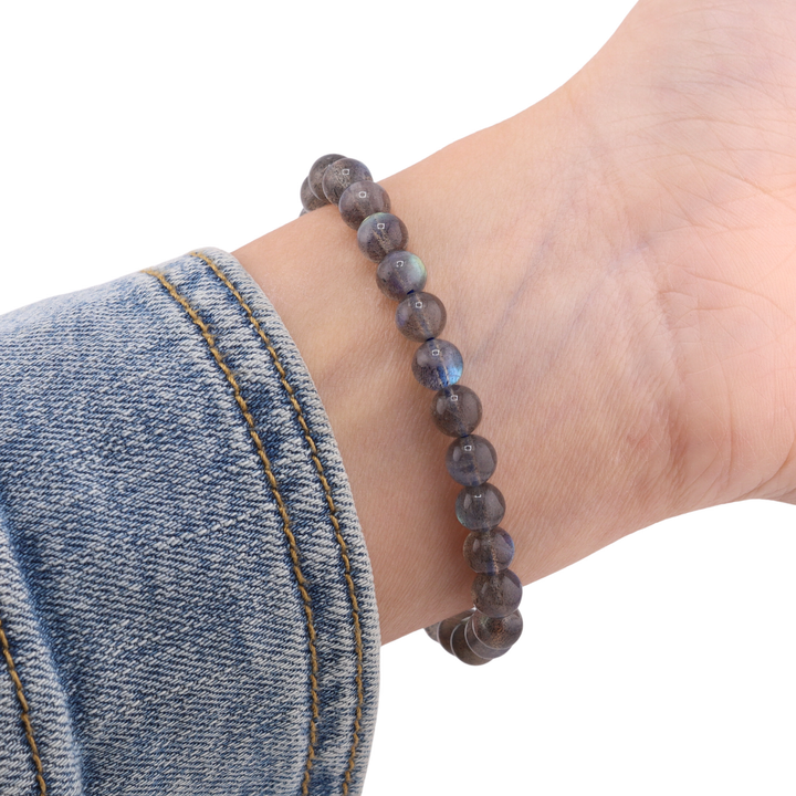 5mm Black Labradorite Bracelet