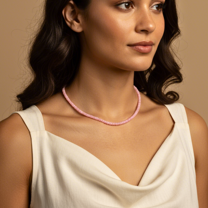 Pink Opal Necklace