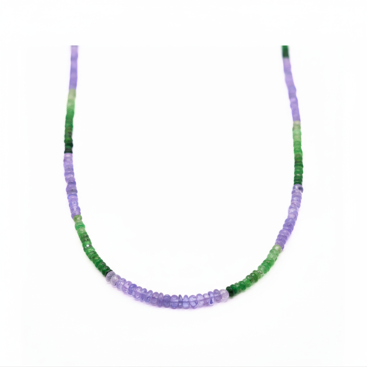 Tsavorite Tanzanite Necklace